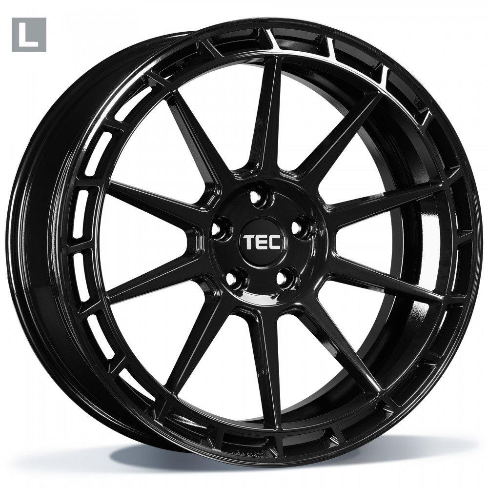 TEC GT8 Glossy zwart, links