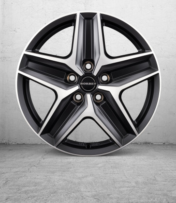 Borbet CWZ black polished matt Borbet CWZ black polished matt