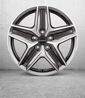 Borbet CWZ mistral anthracite polished glossy Borbet CWZ mistral anthracite polished glossy